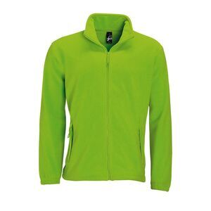 SOLS Mens North Full Zip Outdoor Fleece Jacket / Lime
